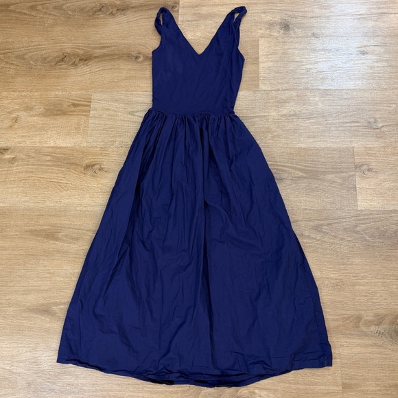 Rails Franca Midi Navy Blue V-Neck Tank Dress - Picture 9 of 10